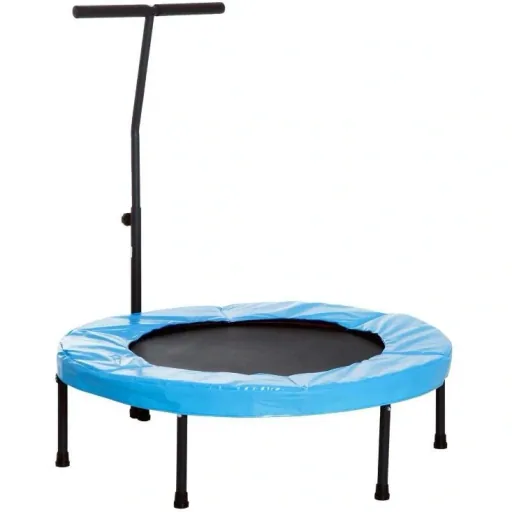 Garden trampoline with handle H92-108cm Blue