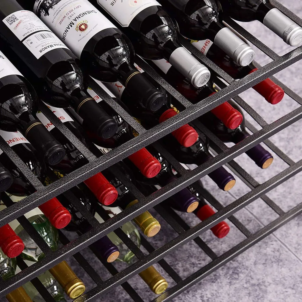 Wine rack for 40 bottles & 24 glasses