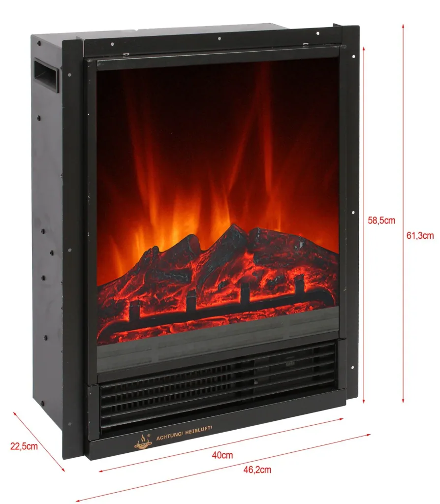 Electric fireplace "Bergen" with remote control