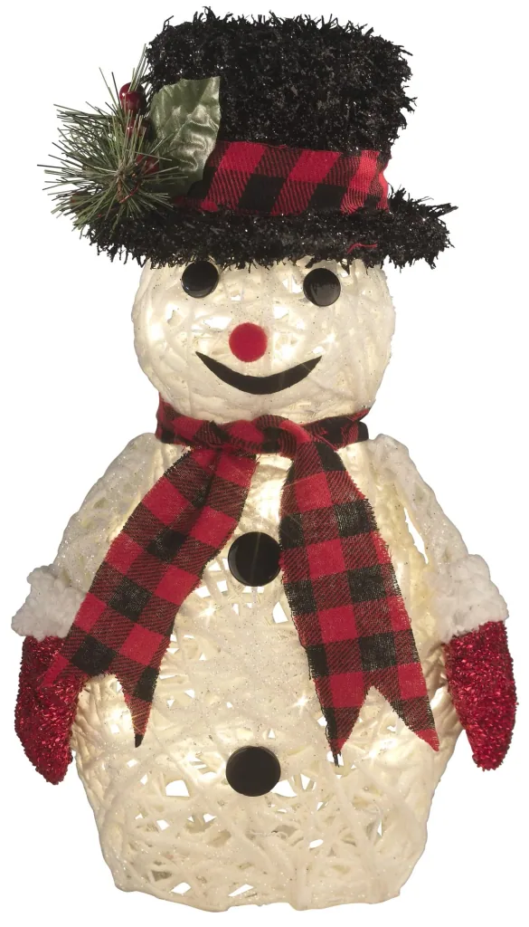 LED snowman figure