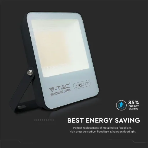 VT-4961 LED floodlight - 50 W - 8000 Lm - 6400 K - black