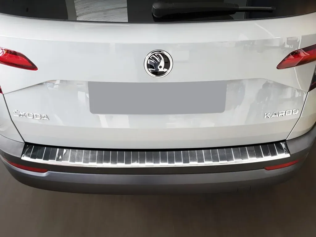 Stainless steel loading sill protection for Skoda Karoq Crossover from 2017>