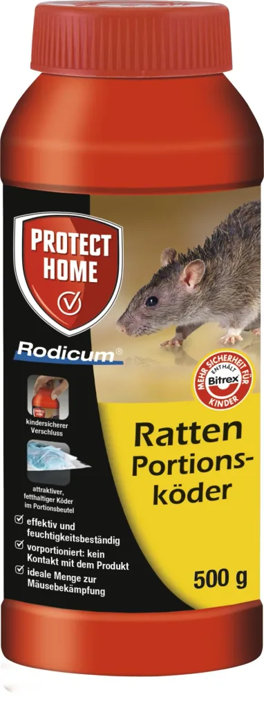 Ratten Portionsköder Rodicum - 500 g