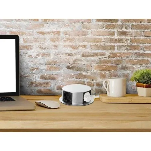 Pop-up socket - 4 sockets - Schuko
