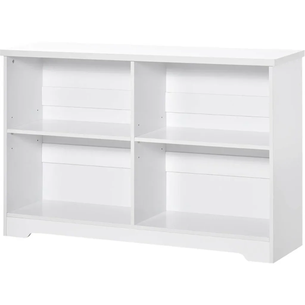 Bookshelf - White - 118 x 29.5 x 76.5 cm