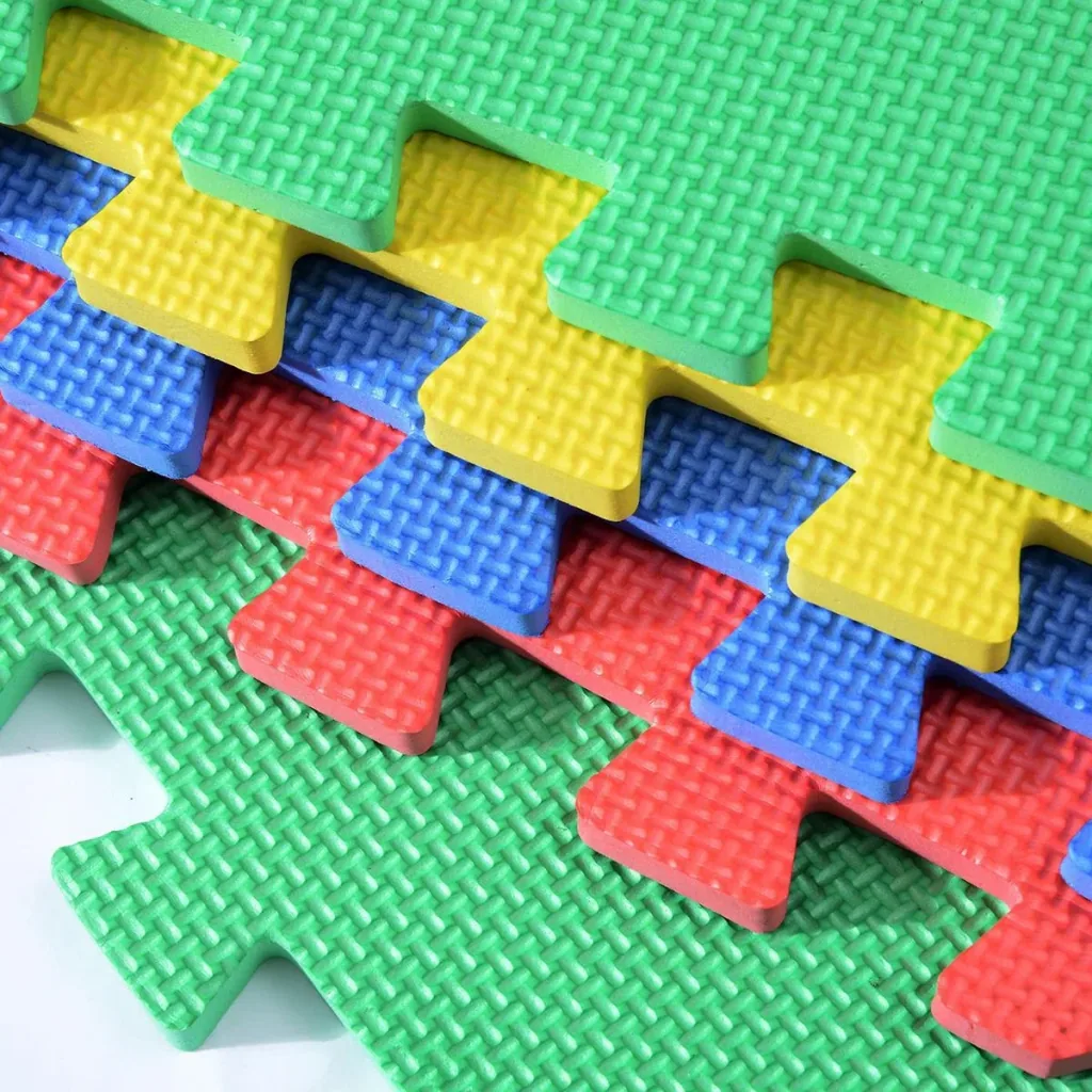 Puzzle mat as an 8-piece set