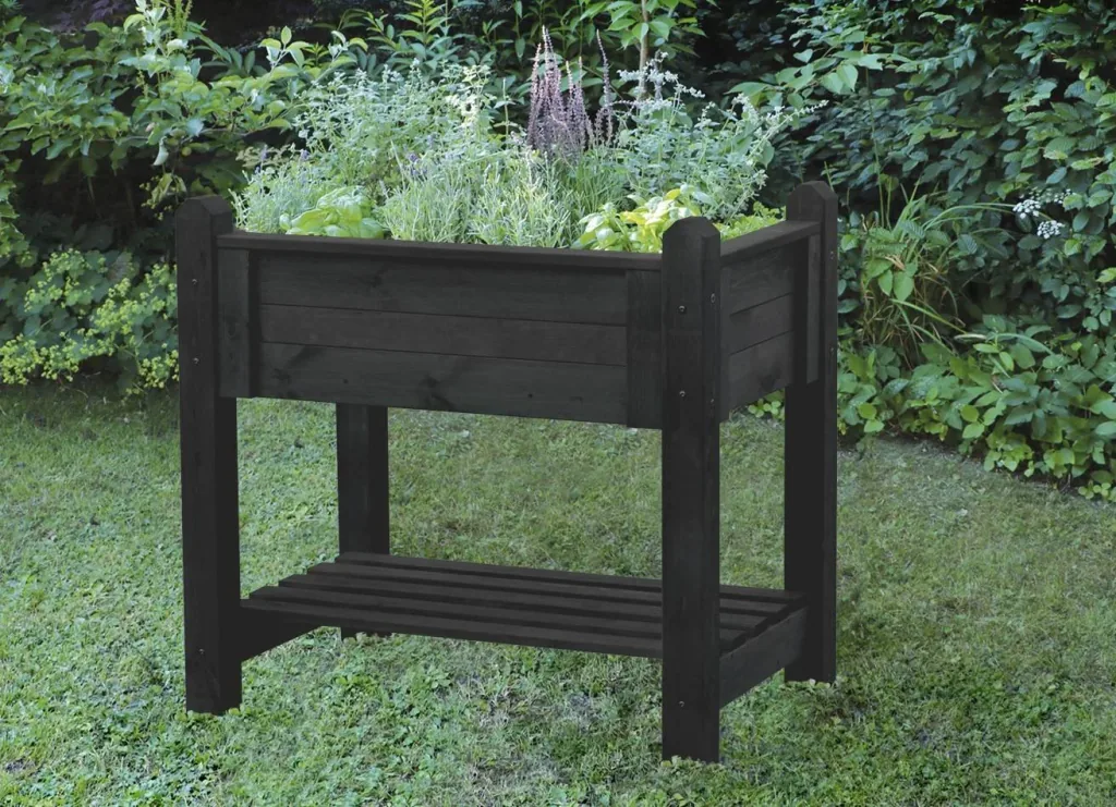 Solid herb bed, anthracite, small