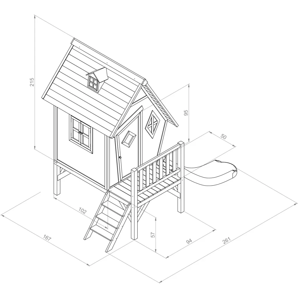 Cabin Playhouse XL