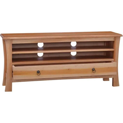 TV cabinet 100x30x45 cm solid mahogany