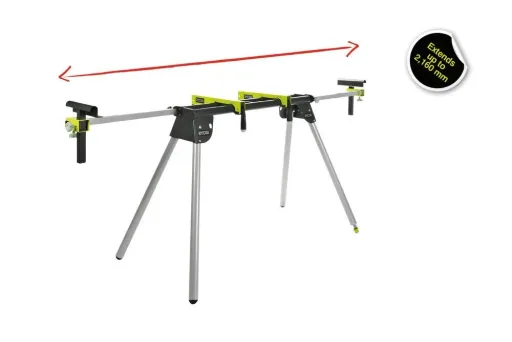 Mitre saw base, foldable