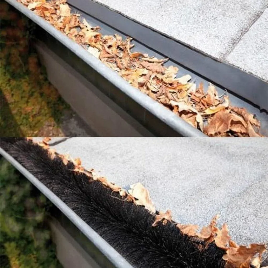 2x gutter hedgehogs 8 meters and 2x gutter protectors