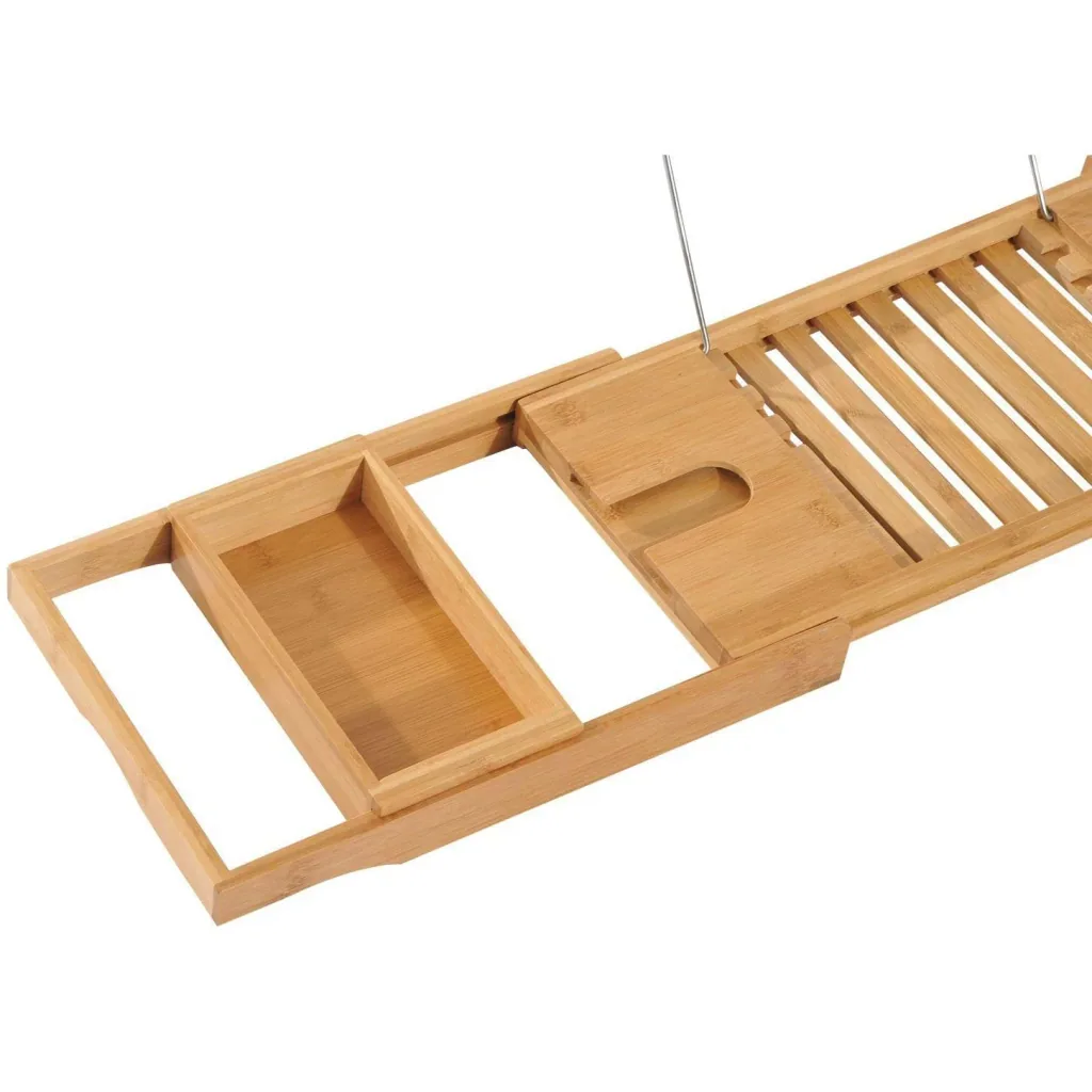 Bathtub shelf 75-109cm bathtub support bathtub bridge bamboo