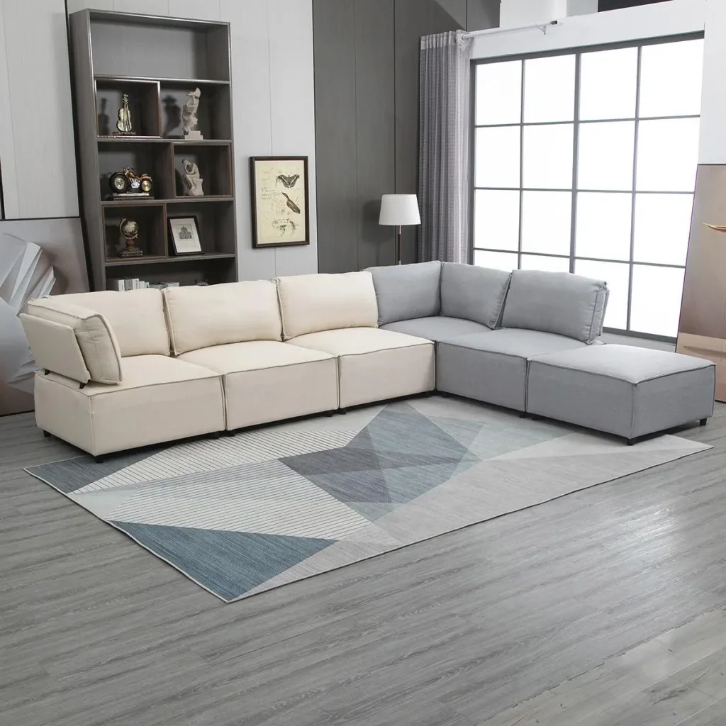6tlg. Sofagarnitur 325 cm x 83 cm x 80 cm