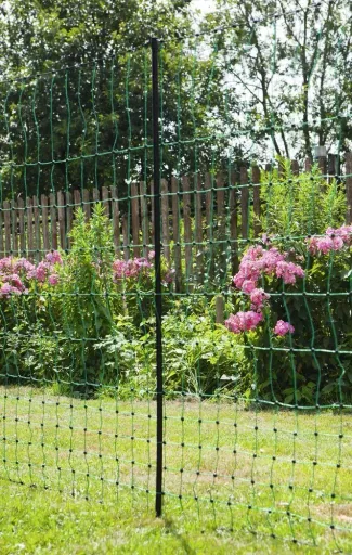 Poultry net 106 cm with double spike, 25 m, non-electrifiable