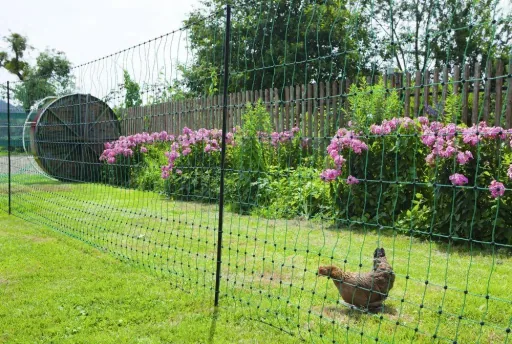 Poultry net 106 cm with double spike, 25 m, non-electrifiable