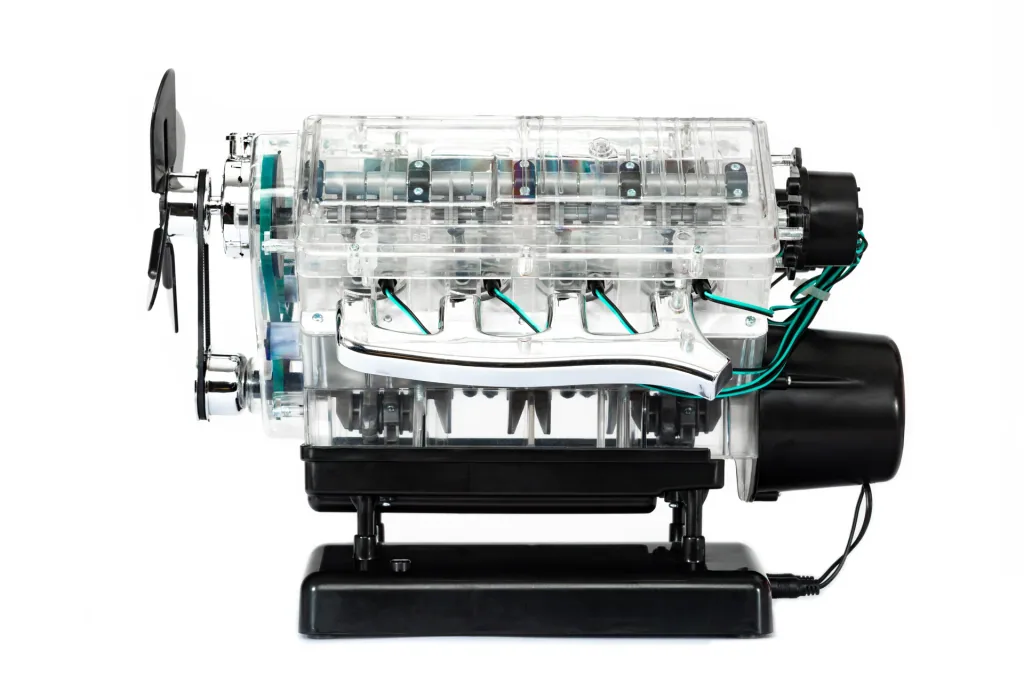 Grote V8-motor techniekset