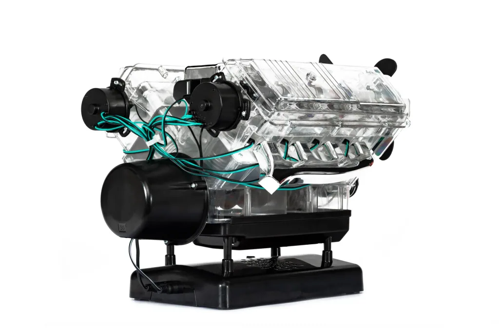 Grote V8-motor techniekset