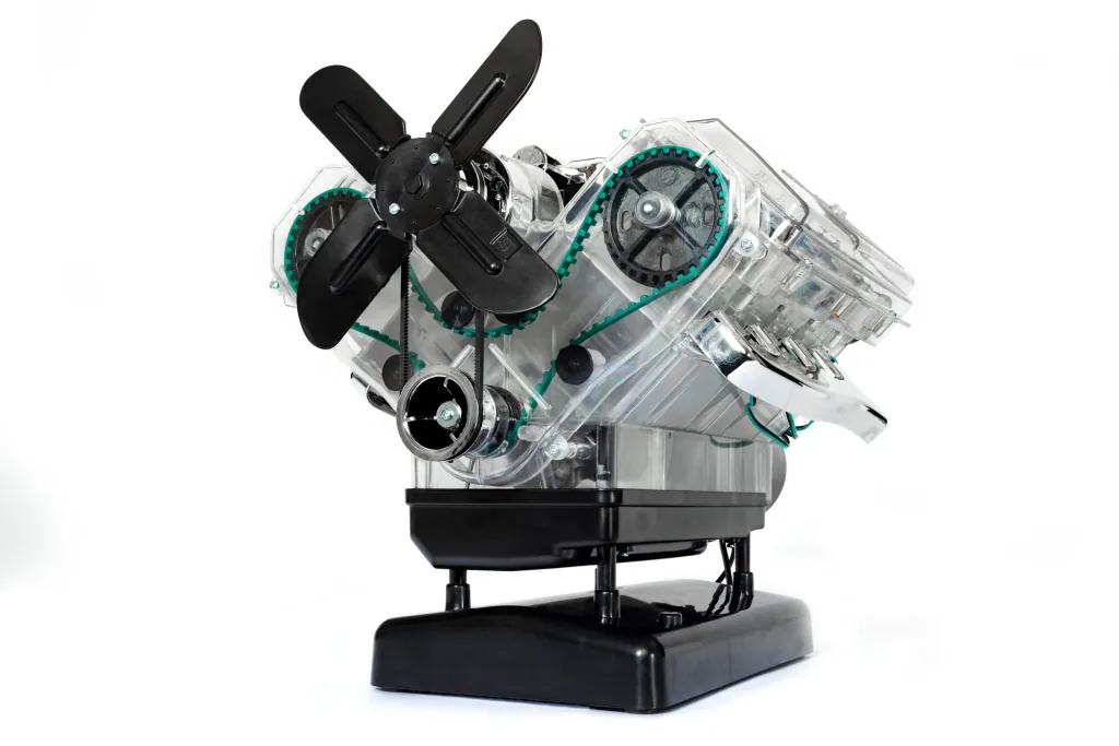 Grote V8-motor techniekset