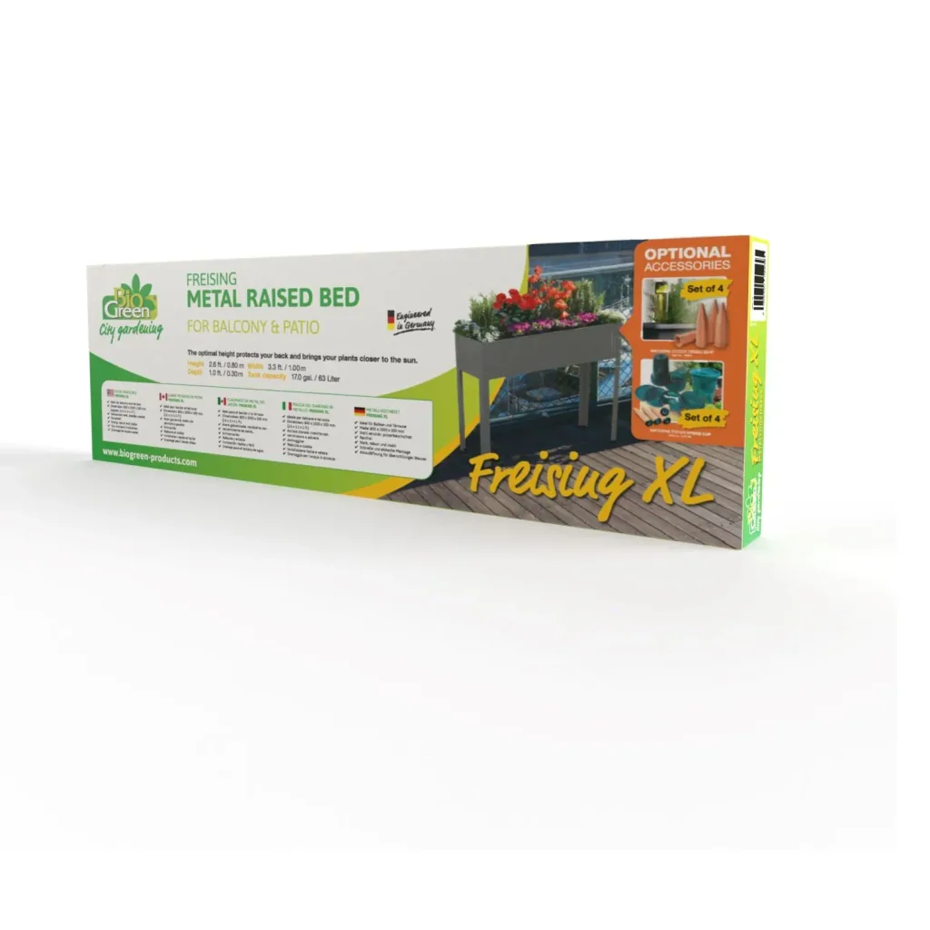 Verhoogd metalen plantenbed "Freising" maat XL