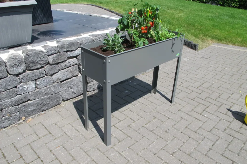 Metalen verhoogd bed "Freising", maat XL