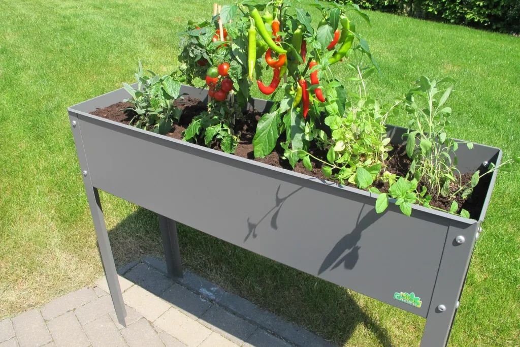 Metalen verhoogd bed "Freising", maat XL