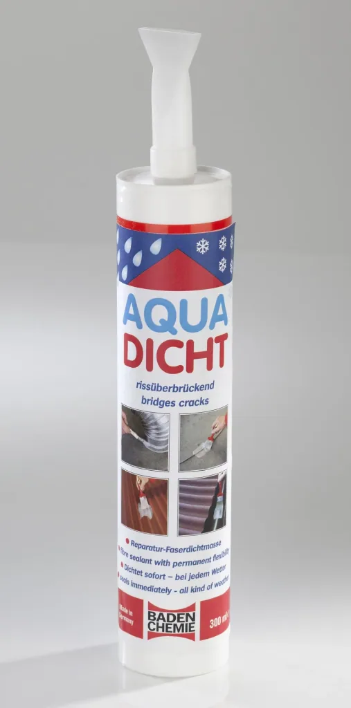Aqua Dicht 300 ml - smeerbare, elastische reparatiekit, kleur grijs