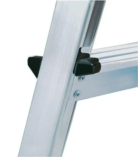 Aluminum steps double ladder 2 x 3 steps