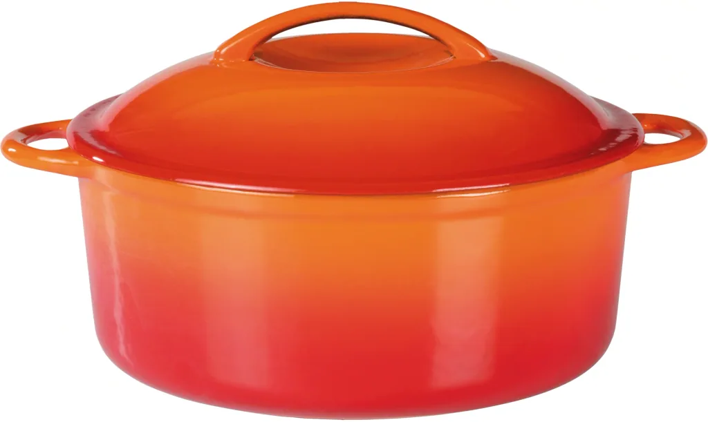 Round cooking pot 24 cm Orange Shadow