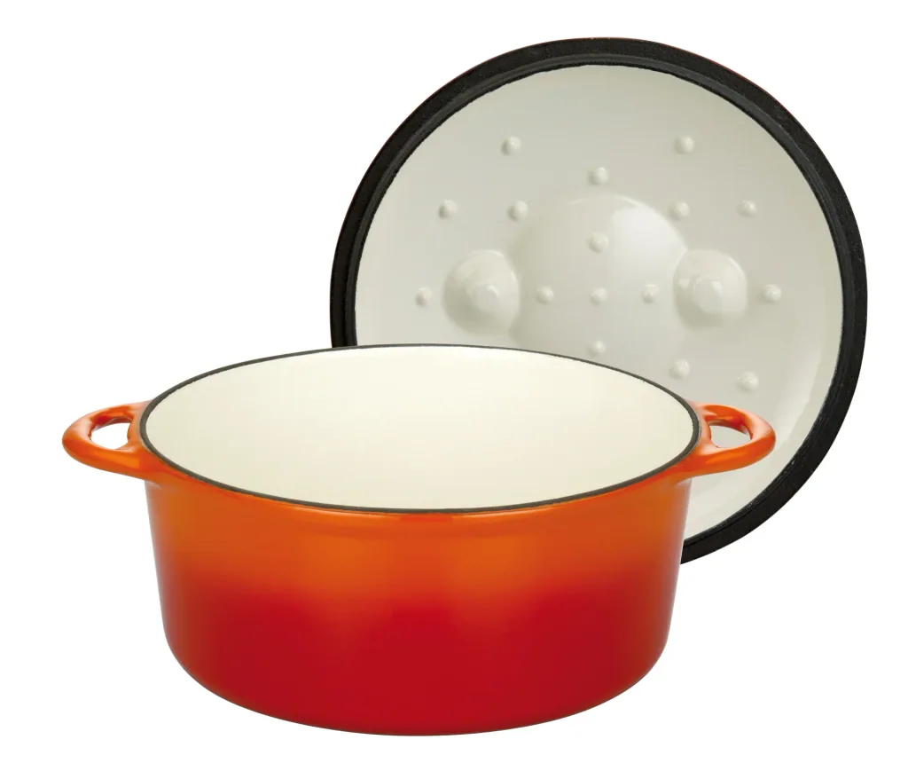 Round cooking pot 24 cm Orange Shadow