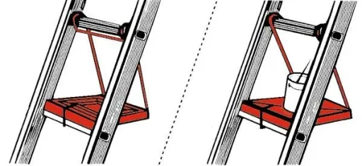 Combi step shelf