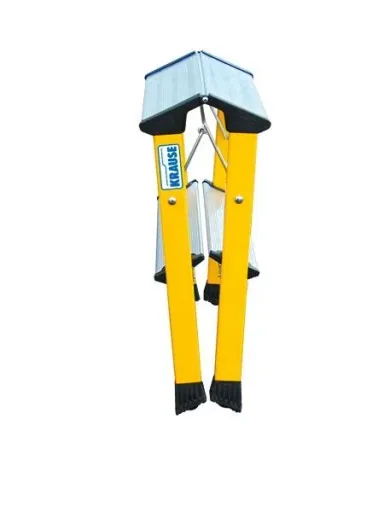Aluminium double folding step, 2x2 steps for more safety in the home
