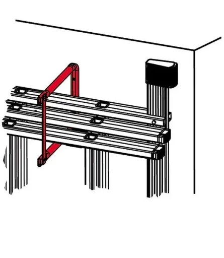 Combi wall bracket set (aluminum)