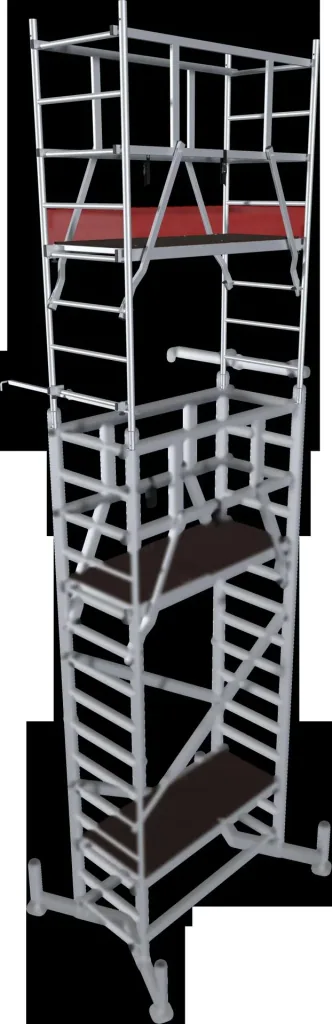 MONTO ClimTec aluminum scaffolding, 2nd extension, working height approx. 7 m