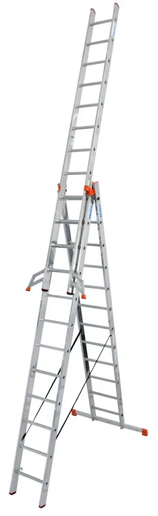 "TRIBILO" RUNG MULTI-PURPOSE LADDER, THREE-PART 3x12 RUNGS