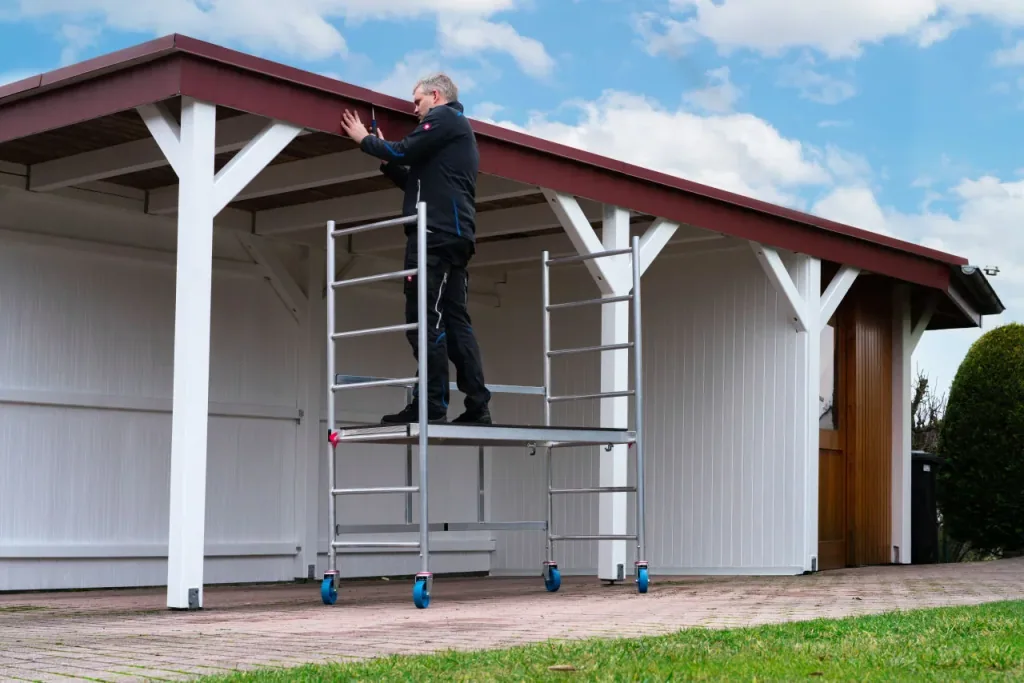 "ROLLTEC" folding scaffolding, height 2.90 m