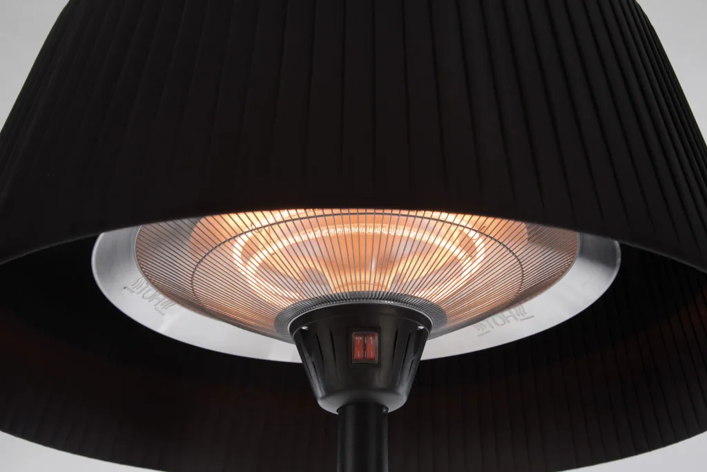 Standing heater Artix Bright Standing Black 2100 Watt