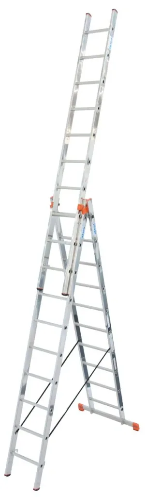 "TRIBILO" RUNG MULTI-PURPOSE LADDER, THREE-PART 3x10 RUNGS