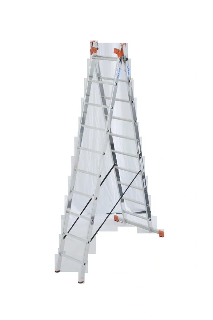 Tribilo multi-purpose ladder, 3-part, 3 x 10 rungs
