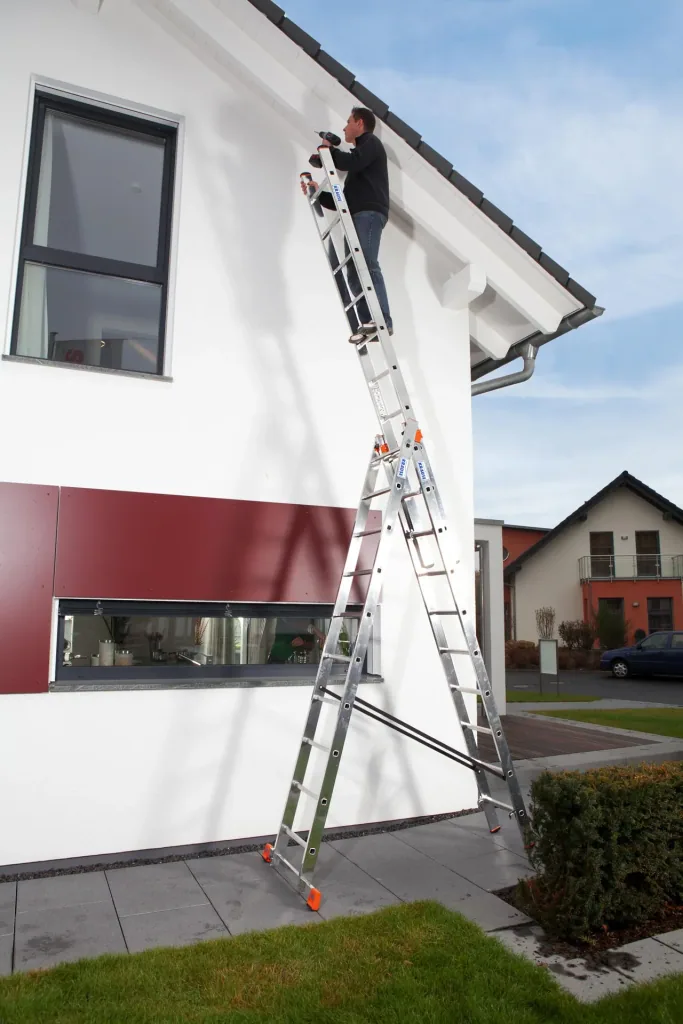 Tribilo multi-purpose ladder, 3-part, 3 x 10 rungs