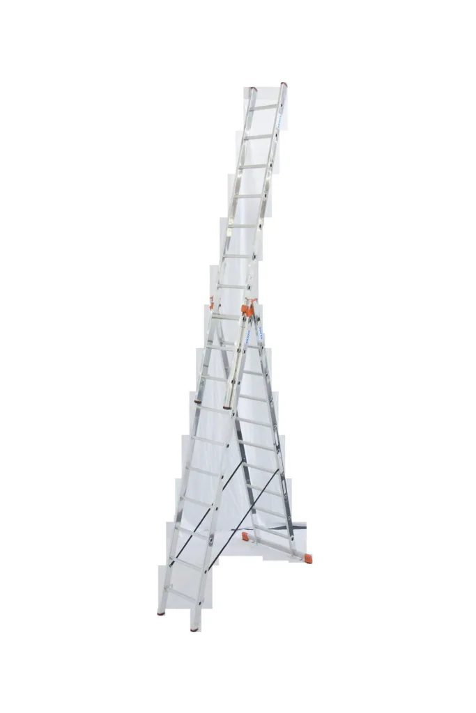 Tribilo multi-purpose ladder, 3-part, 3 x 10 rungs