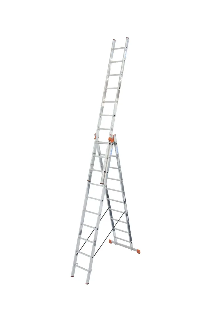 Tribilo multi-purpose ladder, 3-part, 3 x 10 rungs
