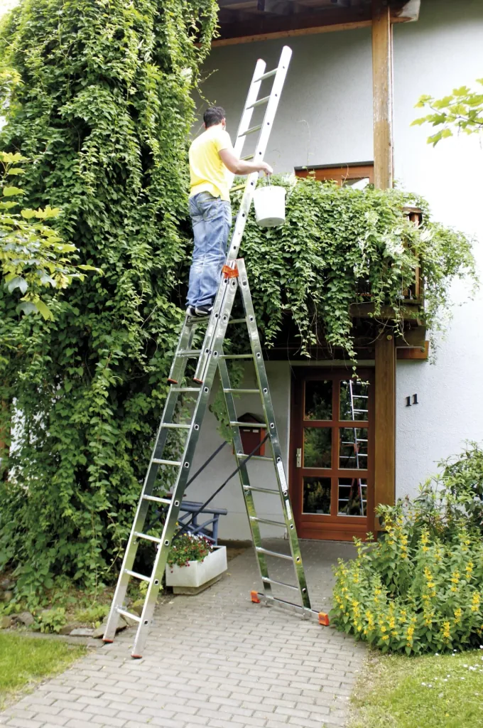Tribilo multi-purpose ladder, 3-part, 3 x 10 rungs