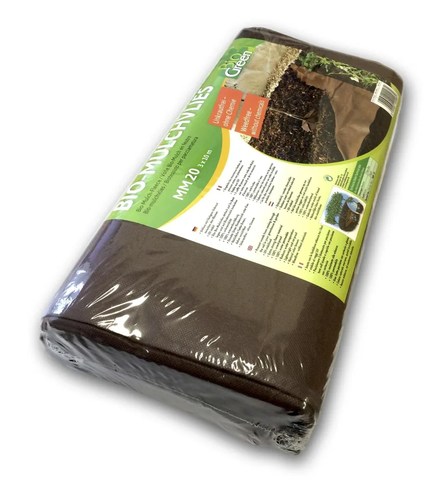 Biologische mulchdoek, 3 x 10 m – in professionele kwaliteit
