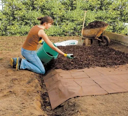 Biologische mulchdoek, 3 x 10 m – in professionele kwaliteit