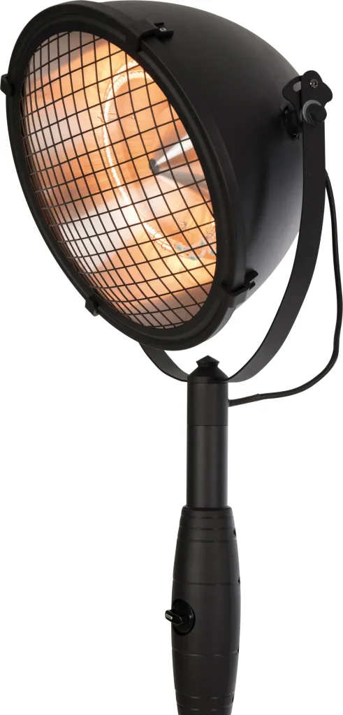 Standing heater Indus II Bright Standing Black 2100 Watt
