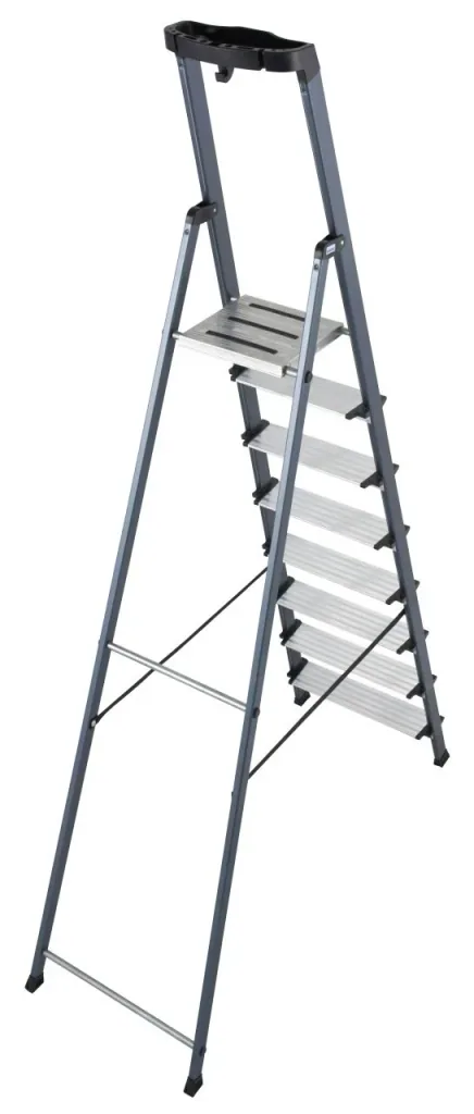 “SECURO” STEP LADDER ANODIZED 8 STEPS