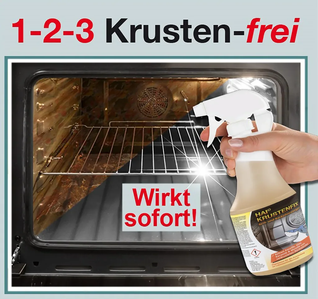 Grill and oven cleaner Krustenfix, spray bottle, 250 ml