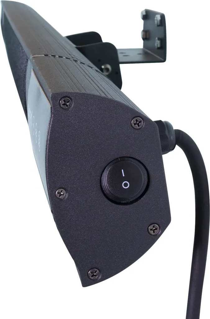 Wandheizstrahler Dark Wall Black 2500 Watt