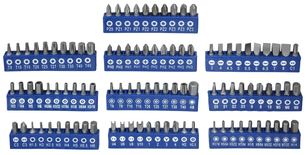Socket wrench and bit set 132 pieces