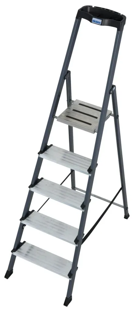 “SECURO” STEP LADDER ANODIZED 5 STEPS